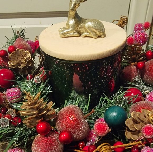 Host Pick Winter Woodsy Centerpiece Candle Deer Wedding Anniversary Quinceañera - Picture 7 of 7